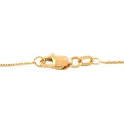 14k Rose Gold 16-inch Venetian Box Chain