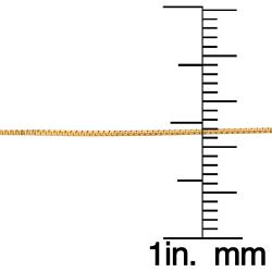 14k Rose Gold 16-inch Venetian Box Chain