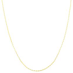 14k Yellow Gold 16-inch Reflection Box Chain 