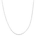 14k White Gold 18-inch Reflection Box Chain