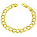 14k Yellow Gold 7.8-mm Charm Bracelet