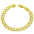 14k Yellow Gold 7-mm Charm Bracelet