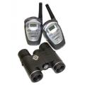 Tasco World Class 10x25 Binoculars w/ Two-way FRS Radios