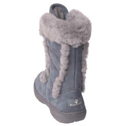 Bearpaw Women's 'Alyssia' Suede Sheepskin-trim Lace-up Boots