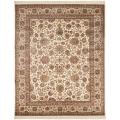 Asian Hand-knotted Royal Kerman Ivory Wool Rug (12' x 15')