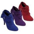 Hailey Jeans Co. Women's 'Leland-5' Buckle Accent High Heel Booties