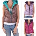 Hailey Jeans Co. Junior's Reversible Plush Sleeveless Jacket