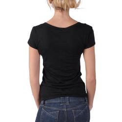 Adi Designs Junior's Ruffled V-neck Short sleeve Top