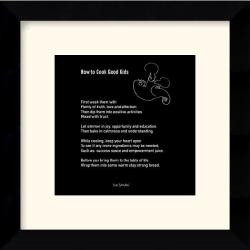 Sir Shadow 'How to Cook Good Kids' Framed Art Print