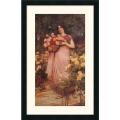 Richard Willes Maddox 'In a Garden of Roses' Framed Art Print