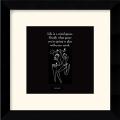Sir Shadow 'Life is a Mind Game' Framed Art Print