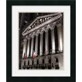 Phil Maier 'New York Stock Exchange at Night' Framed Art Print
