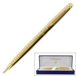 Waterman Hemisphere Chiseled Gold GT Ballpoint Pen