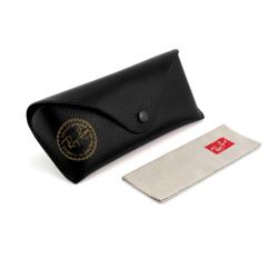 Ray-Ban White Metal Aviator Sunglasses