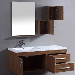 Morden Wall Mount Single Sink Bathroom Vanity Set