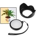 Camera Lens Hood/ White Balance Filter for Canon EOS 60D