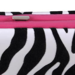 Adi Designs Women's Flocked Zebra Print Wallet