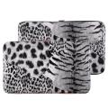 Journee Collection Women's Mixed Animal Print Frame Clutch Wallet