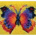 Caron Brilliant Butterfly Shaggy Latch Hook Kit