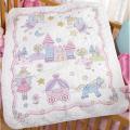 Bucilla 'Princess' Crib Cover Stamped Cross Stitch Kit