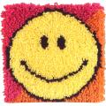 Caron Natura Smiley Face Latch Hook Kit (12 x 12)