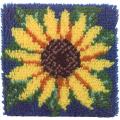Caron Wonderart Sunflower Latch Hook Kit (12 x 12)