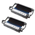 Black Thermal Transfer Ribbon Cartridge for Brother PC201 (Pack of 2)