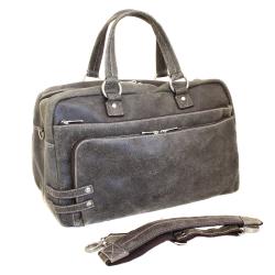 The Jones Collection Distressed Leather Duffel Bag