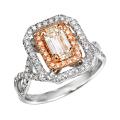14k Two-tone Gold 1 1/3ct TDW White Diamond Ring (H-I, SI1-SI2)