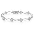 Sterling Silver 1ct TDW Round Diamond Bracelet (H-I, I2-I3)