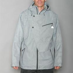 Rip Curl Men's 'Trip Out' White/ Black Snowboard Jacket