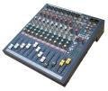 PylePro 8 Channel Mixer With RCA/XLR/8 TRS Line Inputs, LED Indicators, 3 Band EQ