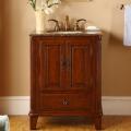Granite Top 28-inch Single Sink Vanity Cabinet