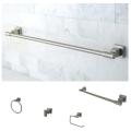 Satin Nickel 4-piece Bathroom Accessory Set