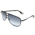 Emporio Armani Matt Black Metal Sunglasses