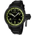Invicta Men's 'Russian Diver' Black Dial Black Polyurethane Watch