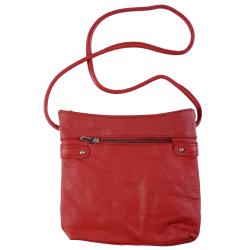 Journee Collection Genuine Leather Cross-body Bag