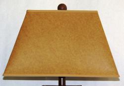 Traditional Antique Hammered Metal Panel Lamp
