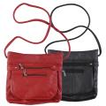 Journee Collection Genuine Leather Cross-body Bag