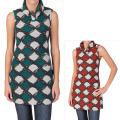 Journee Collection Junior's Sleeveless Turtleneck Tunic