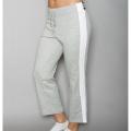 Calvin Klein Performance Women's Heather Grey Cotton Warm-up Capri Pants