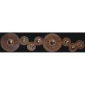 Fabscraps 12-inch Brown Fabric Ribbon
