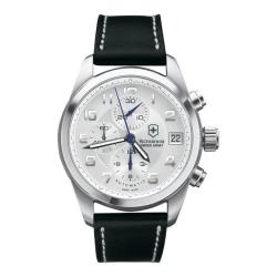 Swiss Army Men's 'Ambassador Chrono' Silver Dial Watch