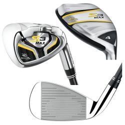 Cobra Men's S3 Max Hybrid/ Iron Combo Set with steel shaft