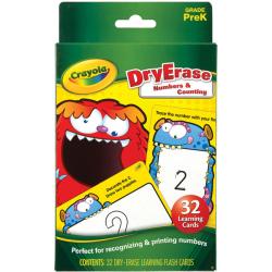 Dry-Erase 32-piece Numbers/ Counting Learning Flash Cards 
