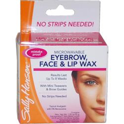 Sally Hansen Microwavable Eyebrow Face & Lip Wax (1 Pack) 