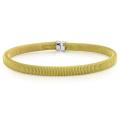 14k Yellow Gold Coil Bangle Bracelet