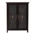 Veranda Bay Dark Espresso 2 Door Floor Cabinet