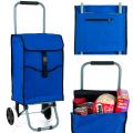 Eco-Friendly Portable Canvas 3-compartment Shopping Cart