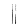 Sunstone Sterling Silver Linear Dangle Earrings